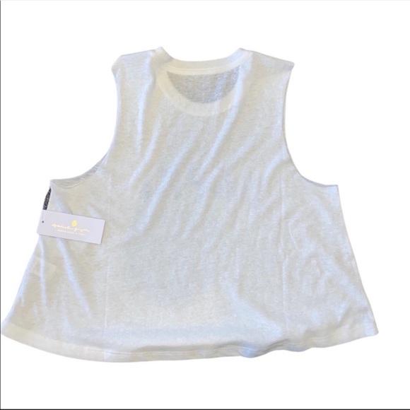 NWT spiritual gangster HAPPY crop tank Large white - Picture 4 of 7